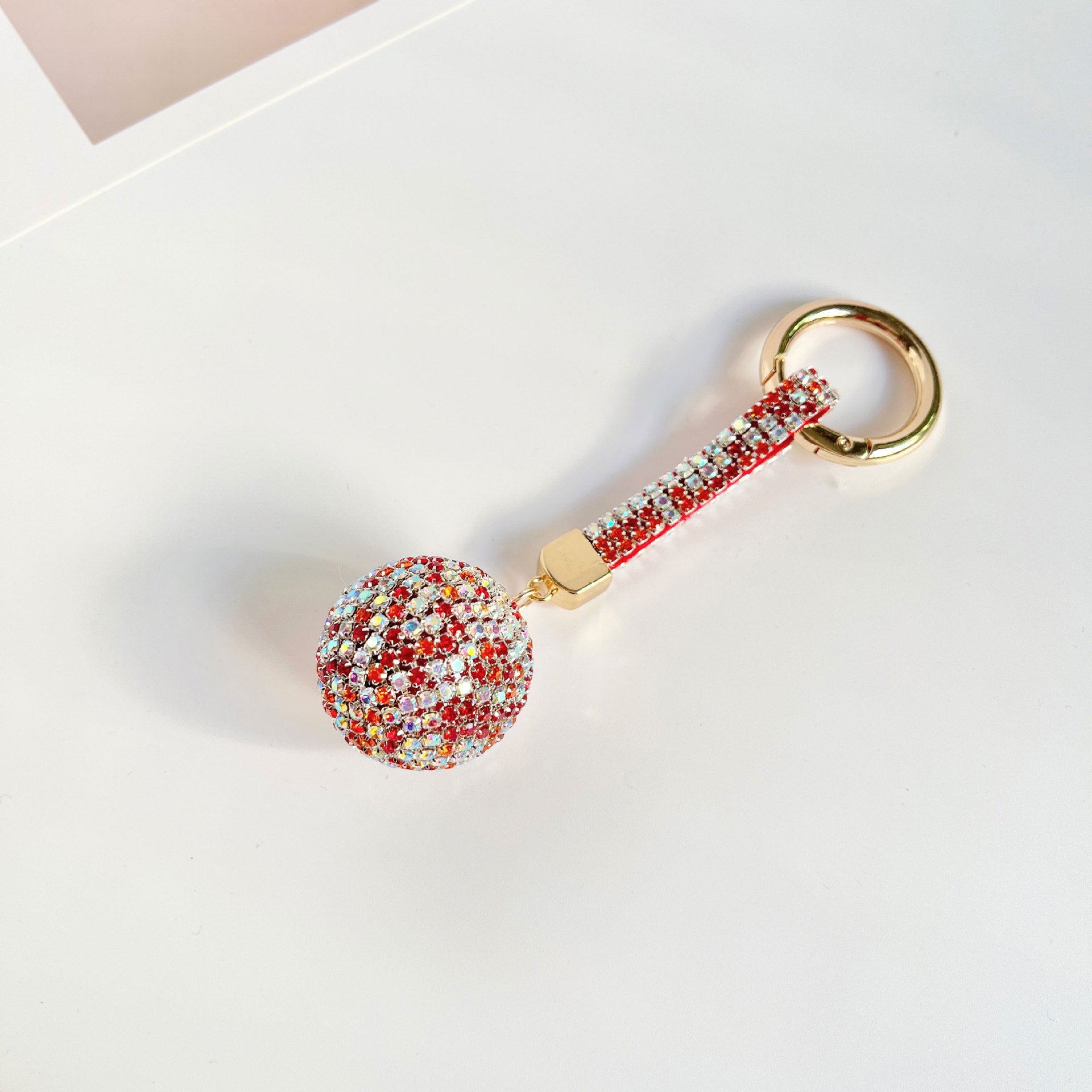 Wholesale Water Diamond Ball Keychains